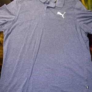 Puma Men's Classic Blue Polo Shirt